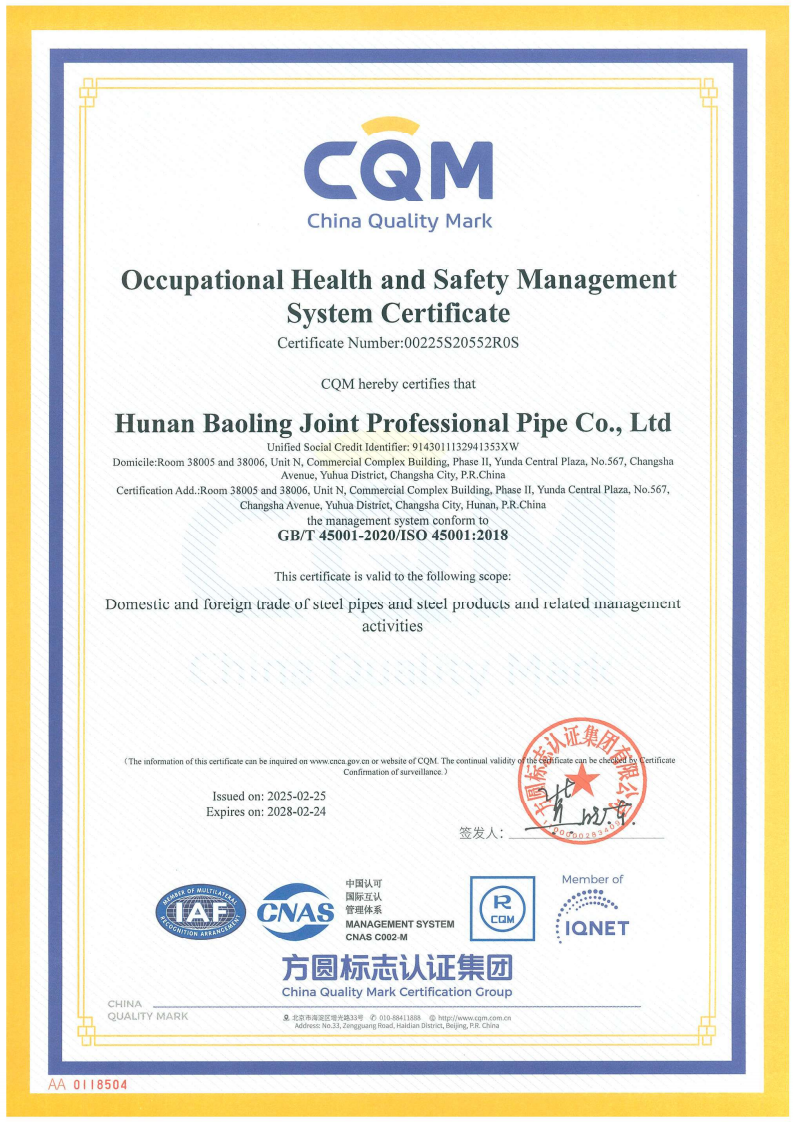 ISO职业健康安全管理体系认证证书（济南华菱中文版）.jpg